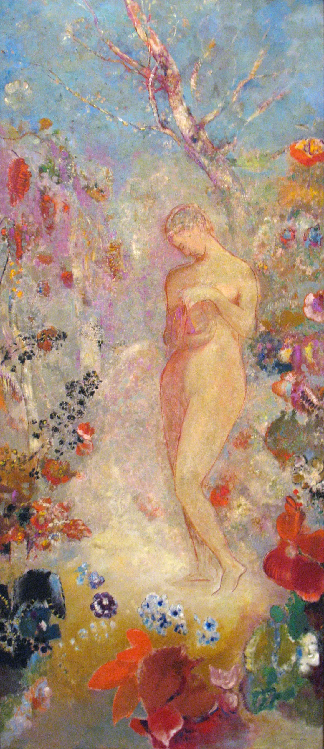 Pandora, pintura de Odilon Redon, de 1914